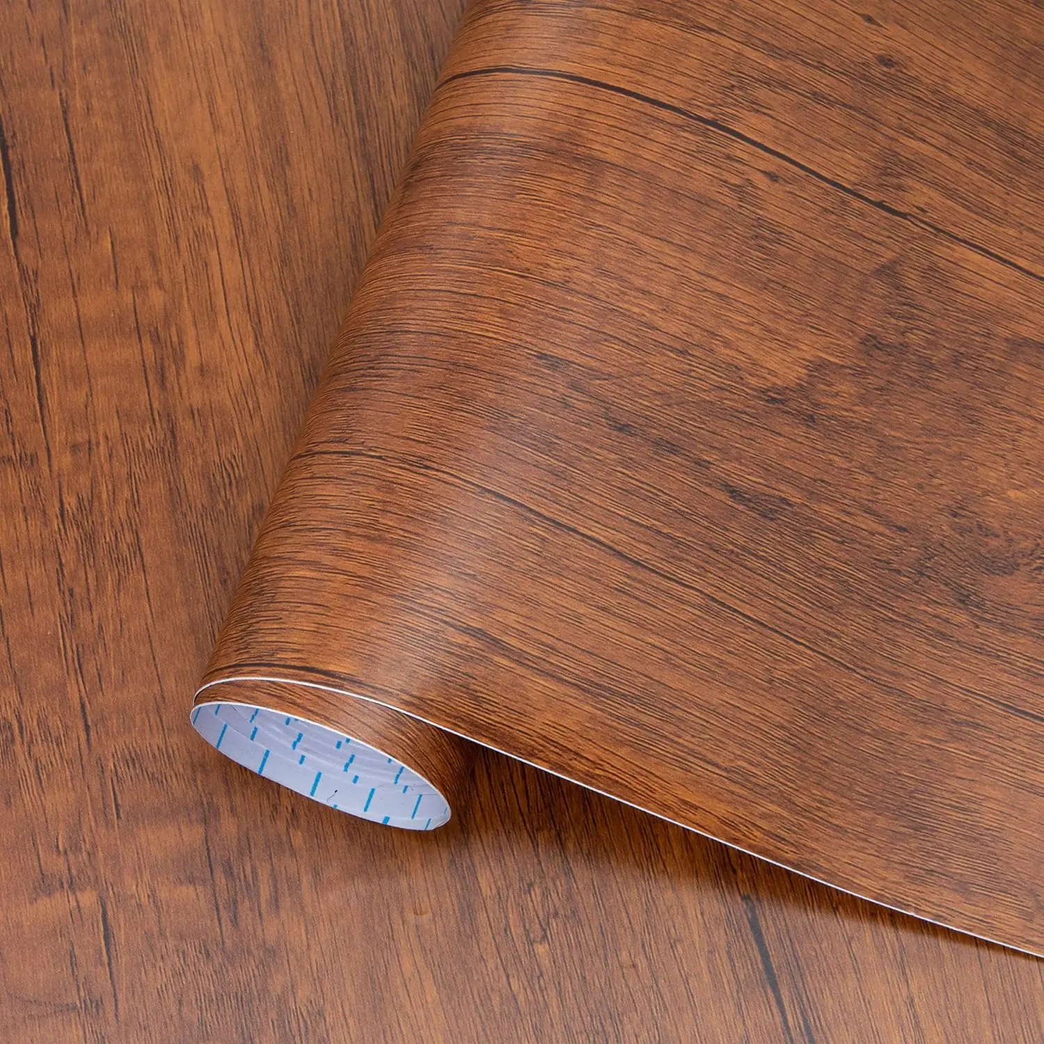 Wood Grain DIY Sticker PVC Self Adhesive Waterproof Wallpapers Renovation Furnitures Wall Stickers Home Decor Sticky Paper Decal