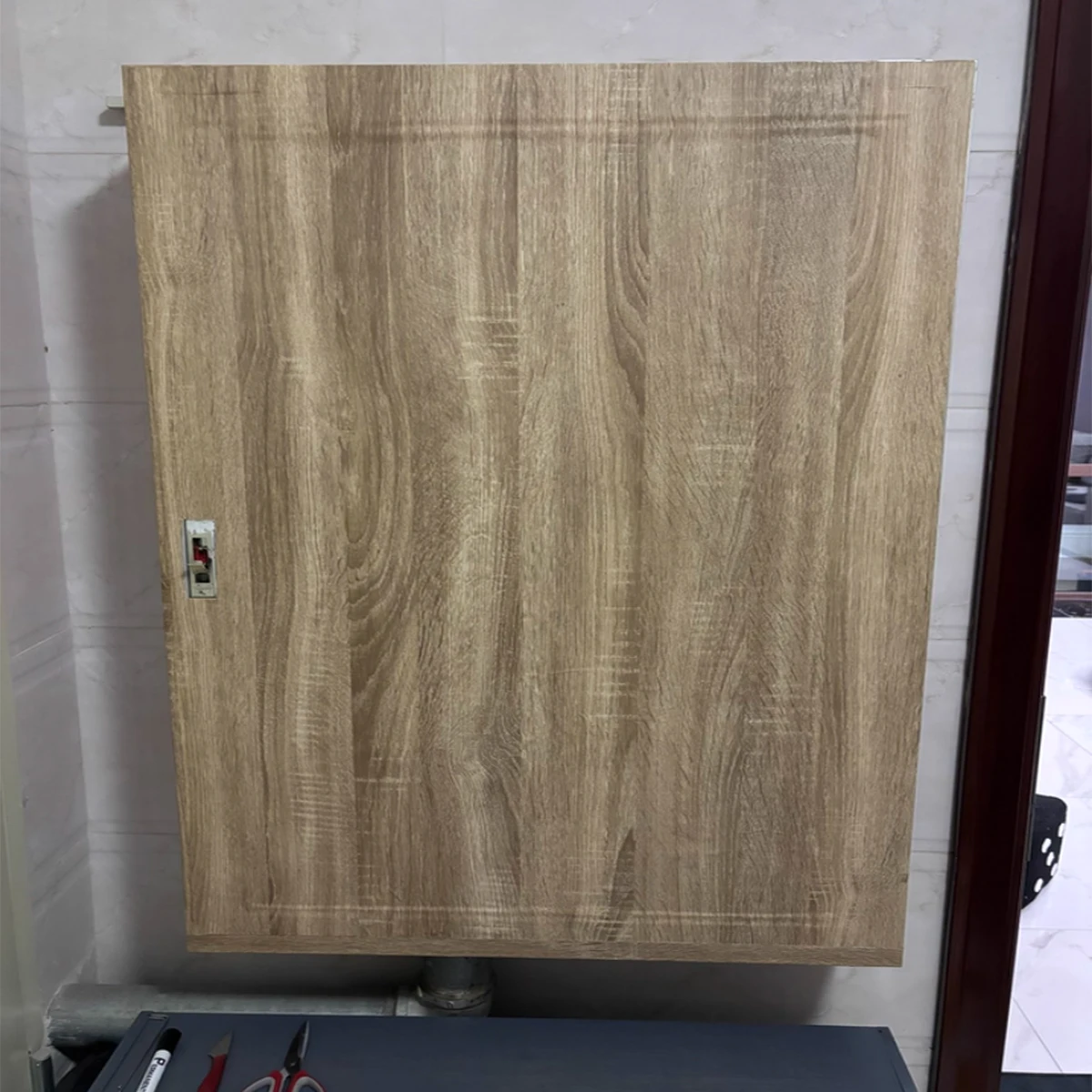 55cm Width Wood Grain PVC Wallpaper for Door Wardrobe Cupboard Table Furniture Waterproof Self Adhesive Stickers Home Decor Film