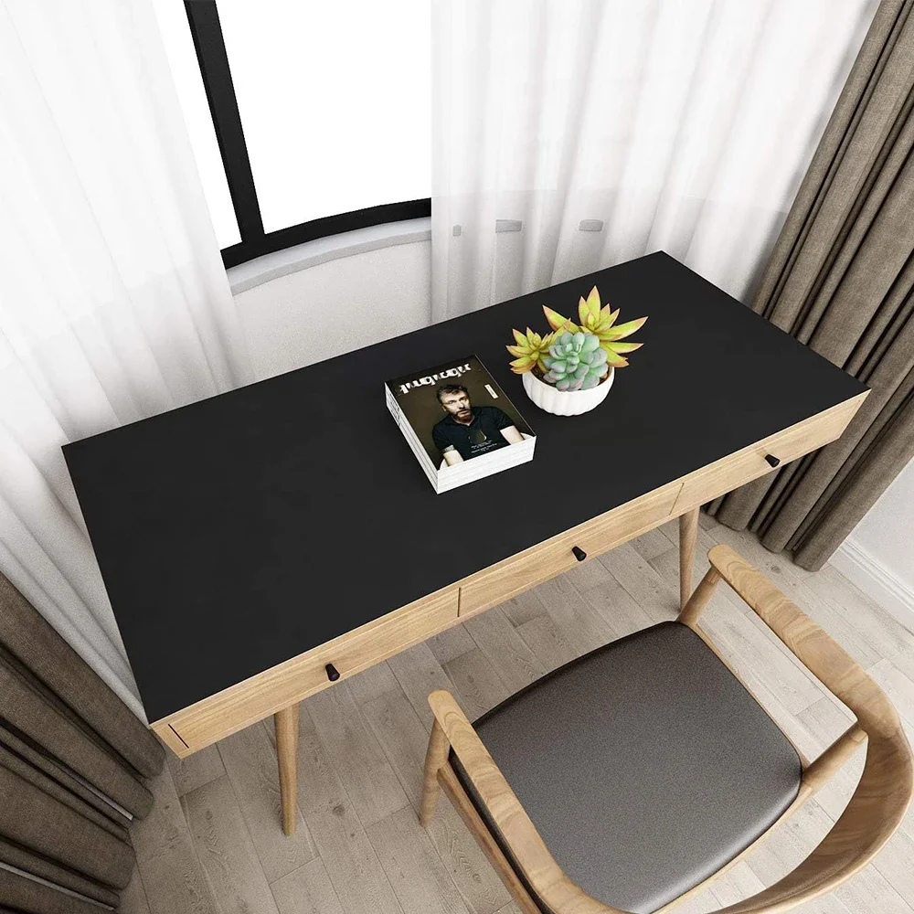 Waterpoof Matte Wallpaper White Grey Black Vinyl Self-Adhesive Stickers for Wall Furniture Livingroom Contact Paper Home Decor