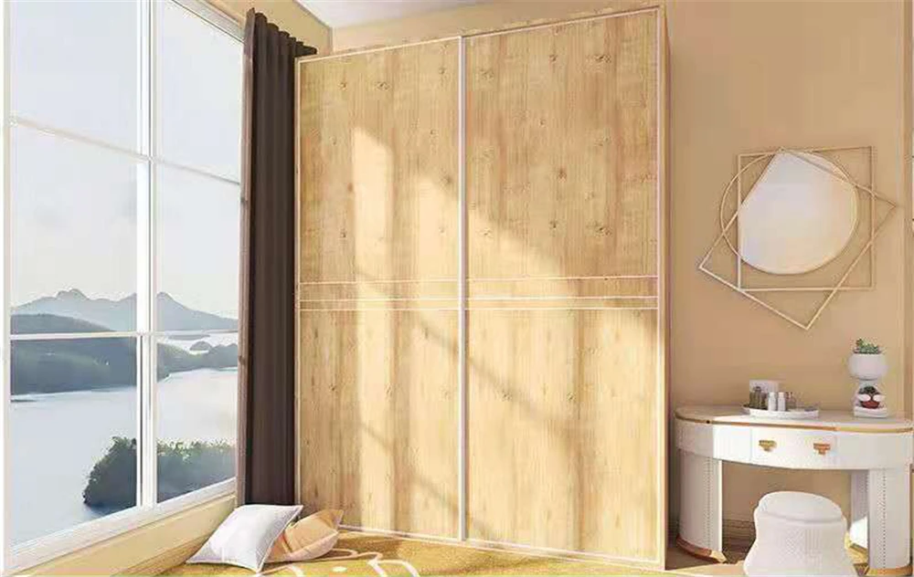1/2/3/5M Wood Grain PVC Wallpaper for Door Wardrobe Cupboard Table Furniture Waterproof Self Adhesive Stickers Home Decor Film