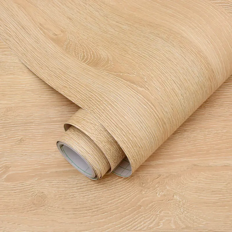 1/2/3/5M Wood Grain PVC Wallpaper for Door Wardrobe Cupboard Table Furniture Waterproof Self Adhesive Stickers Home Decor Film