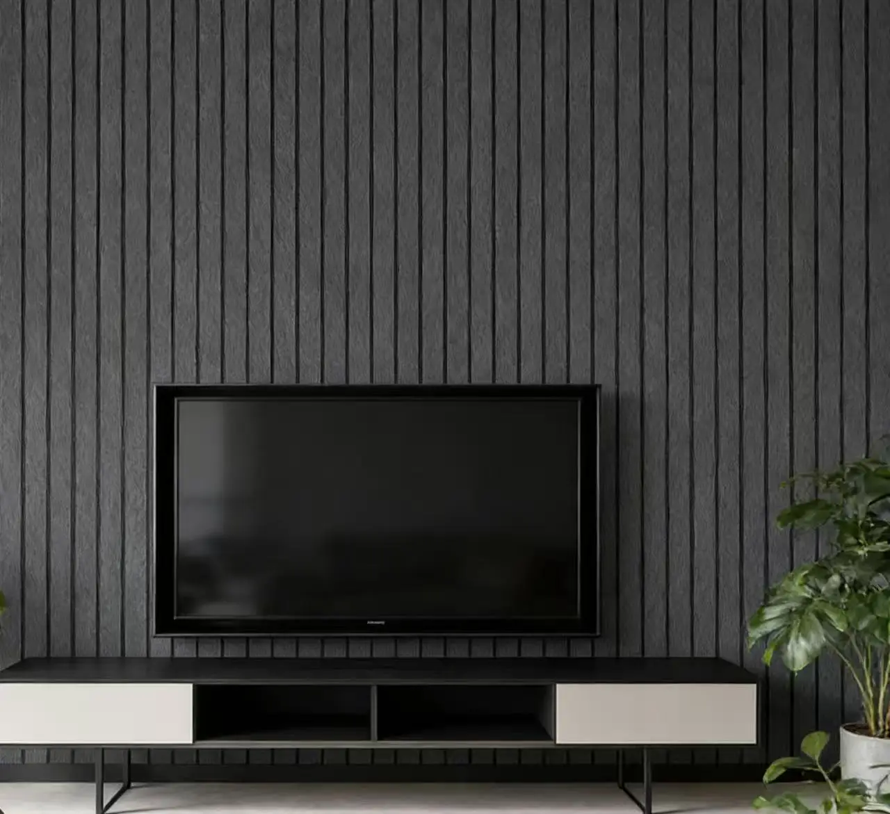 Embossed Fishbone Pattern Fashionable Self-adhesive Wallpaper Home Decoration Background Wall Paper Waterproof PVC Wallpaper