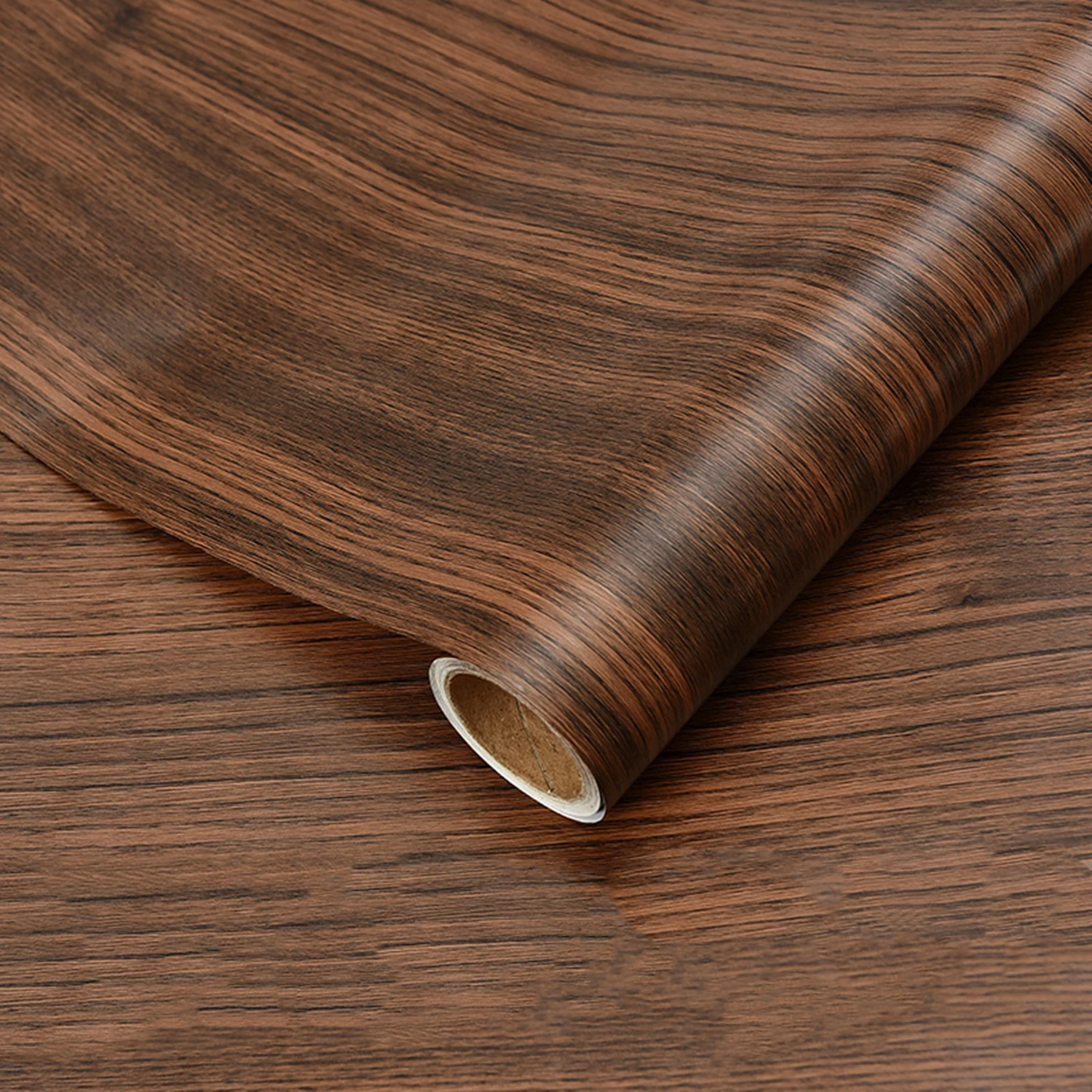 55cm Wood Grain PVC Vinyl Wallpaper Roll Waterproof Self Adhesive Decorative Film Home Furniture Cabinet Wardrobe Wall Stickers