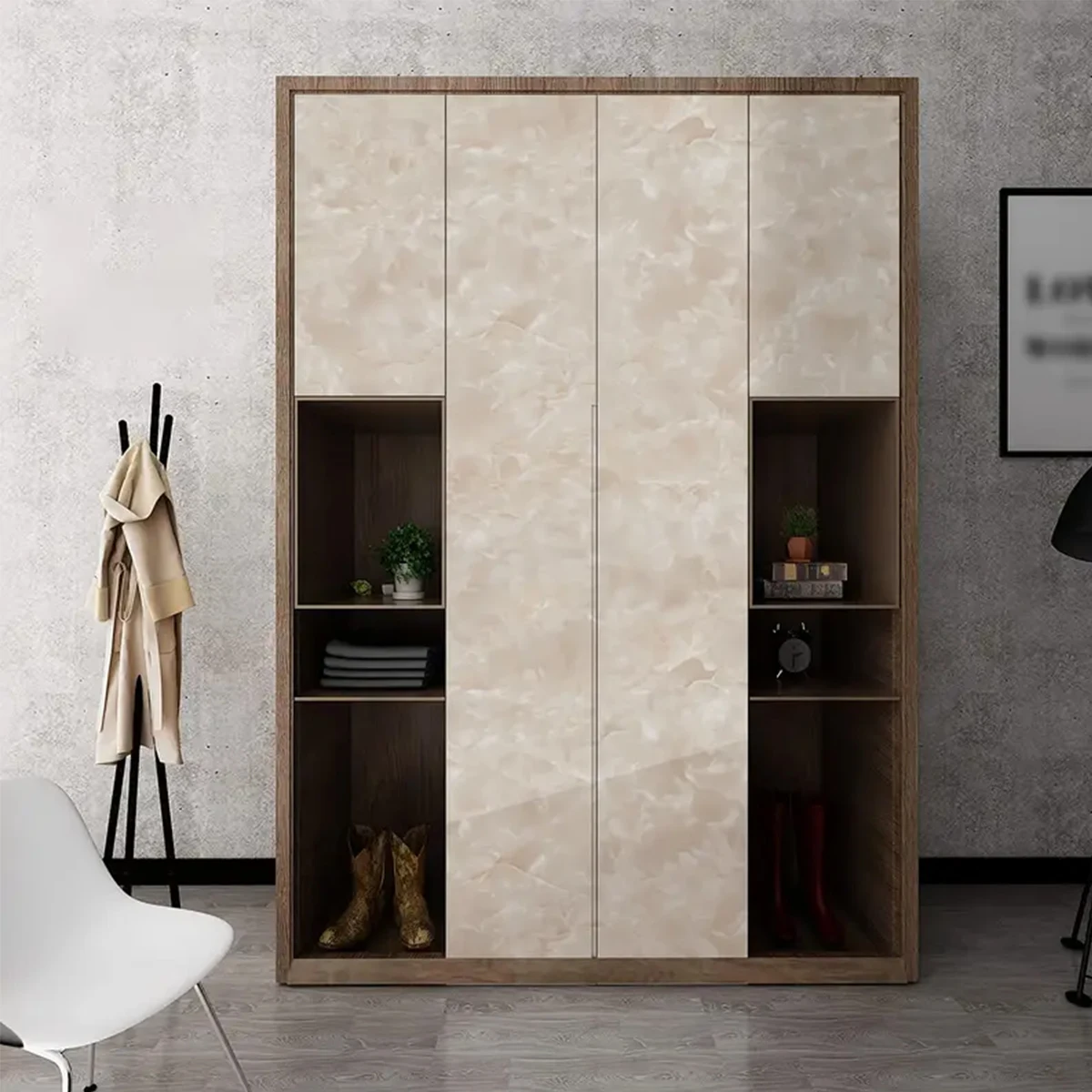 55cm Marble Vinyl Self Adhesive Wallpaper Waterproof Contact Paper PVC Wall Stickers for Kitchen Livingroom Home Decorative Film