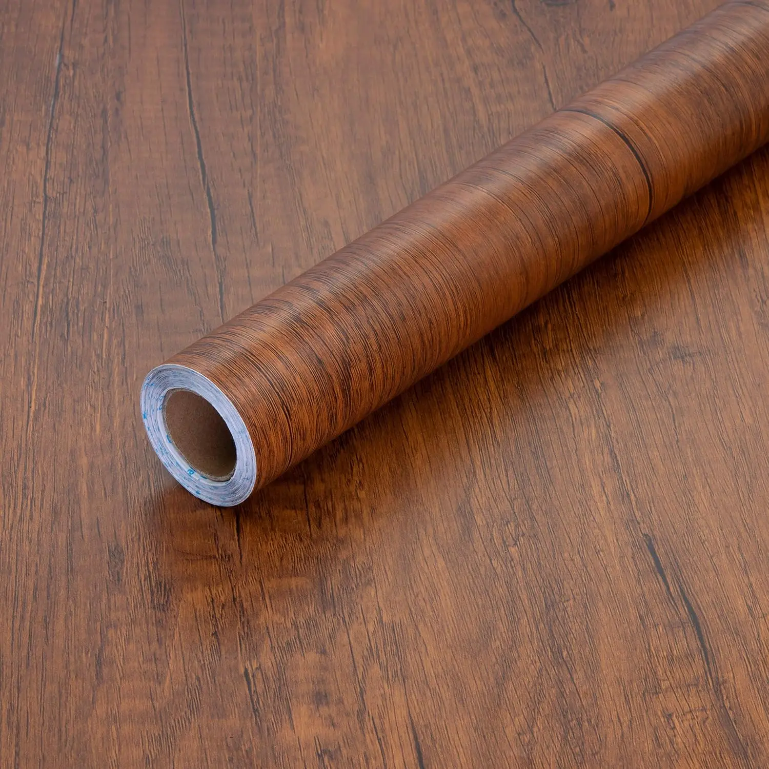 55cm 3D Wood Grain Self Adhesive PVC Wallpaper Waterproof Stickers for Wardrobe Cupboard Table Furniture Home Decor