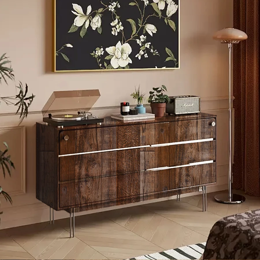 Imitation Wood Grain Self-adhesive Wallpaper Restaurant Living Room Bedroom Background Wall Decoration Stickers PVC Wallpaper