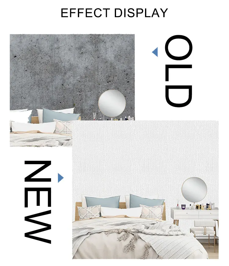 3D Self-Adhesive Linen Wallpaper Continuous Waterproof Wall Stickers Living Room Bedroom Kitchen Cabinet Waterproof Wall Sticker