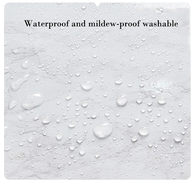 40cm Marble Self-adhesive Wallpaper Bathroom Kitchen Cabinet Countertop Contact Paper PVC Waterproof Wall Stickers