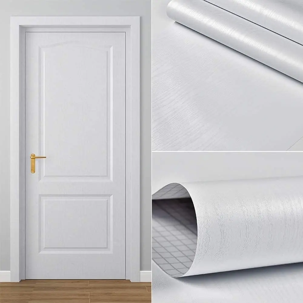 Vinyl Self-adhesive Waterproof Wood Wallpapers Wall Stickers for Wall in Rolls Furniture Renovation Film Bedroom Home Decor PVC