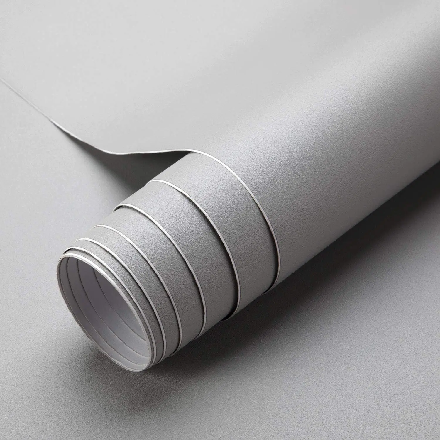 60cmPeel and Stick Vinyl Wallpaper Matte Black Gray White Removable Thick Contact Paper for Walls Kitchens Countertops Cabinets