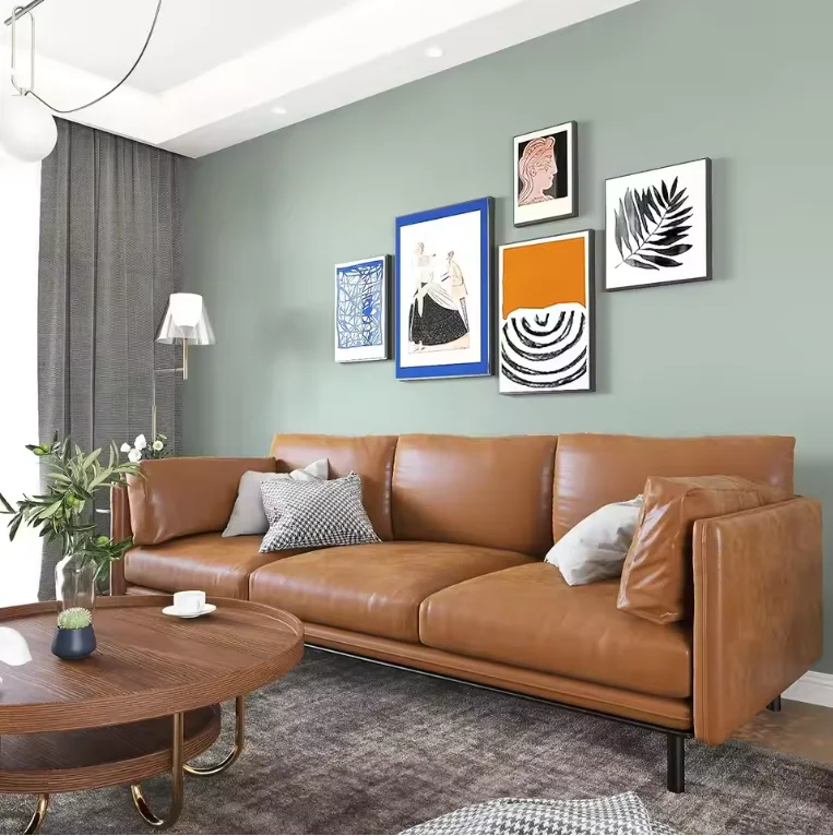 Removable Waterproof Sage Green Peel and Stick Wallpaper Self Adhesive Contact Paper for Bedroom Living Room Wall Decor