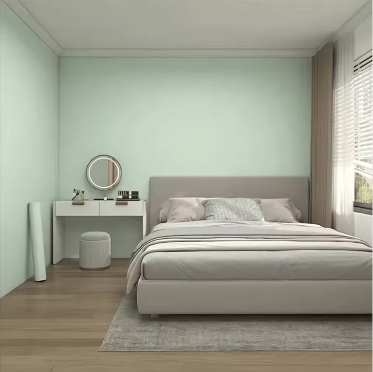 Removable Waterproof Sage Green Peel and Stick Wallpaper Self Adhesive Contact Paper for Bedroom Living Room Wall Decor