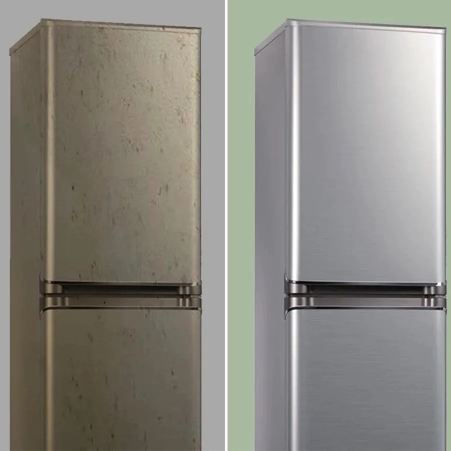 40cm PVC Waterproof Vinyl Wallpaper Stainless Brushed Silver Removable Film for Kitchen Elevator House Appliance Oil-Proof Decor