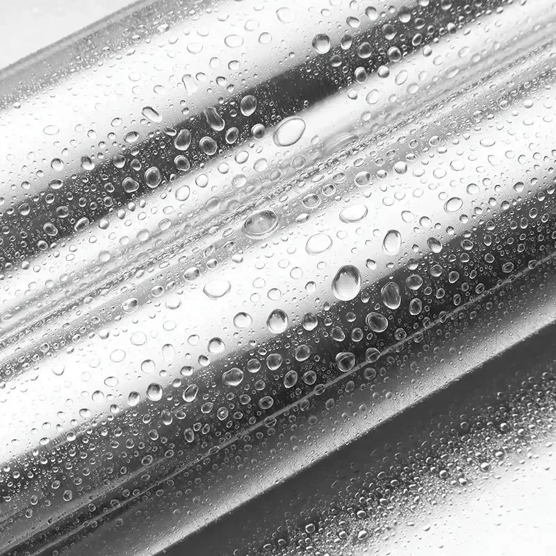 40cm PVC Waterproof Vinyl Wallpaper Stainless Brushed Silver Removable Film for Kitchen Elevator House Appliance Oil-Proof Decor