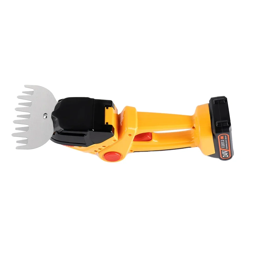 2 IN 1 Cordless Electric Hedge Trimmer 20000RPM Rechargeable Handheld Household Shrub Weeding Pruning Mower Garden Tools