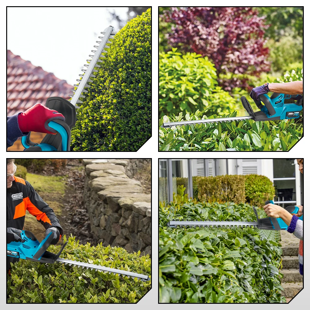 YOFIDRA 2000W Electric Hedge Trimmer 15000RPM Cordless Lawn Mower Hedge Pruner Trimmer Garden Power Tool For Makita Battery Pin