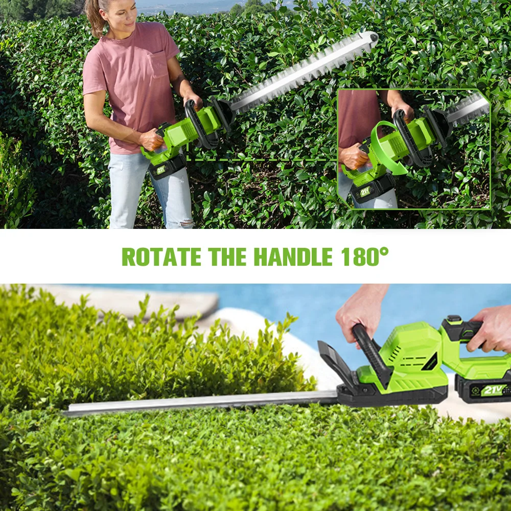 ONEGREEN 2000W Cordless Electric Hedge Trimmer 25000RPM Multifunctional Lawn Garden Pruning Power Tools For Makita Battery Pin