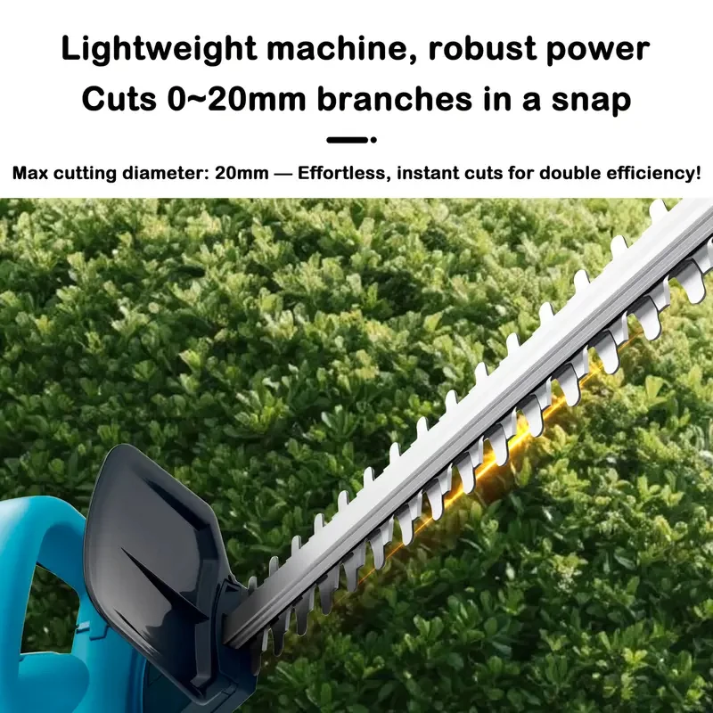 2800W Brushless Electric Hedge Trimmer Cordless Trimmer Pruning Saw Lawn Mower Garden Tools For Makita 18V Battery pins