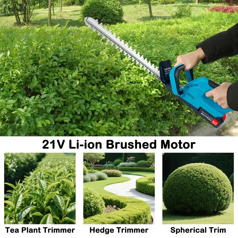2800W Brushless Electric Hedge Trimmer Cordless Trimmer Pruning Saw Lawn Mower Garden Tools For Makita 18V Battery pins