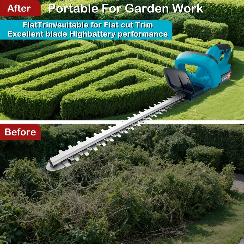 2800W Brushless Electric Hedge Trimmer Cordless Trimmer Pruning Saw Lawn Mower Garden Tools For Makita 18V Battery pins
