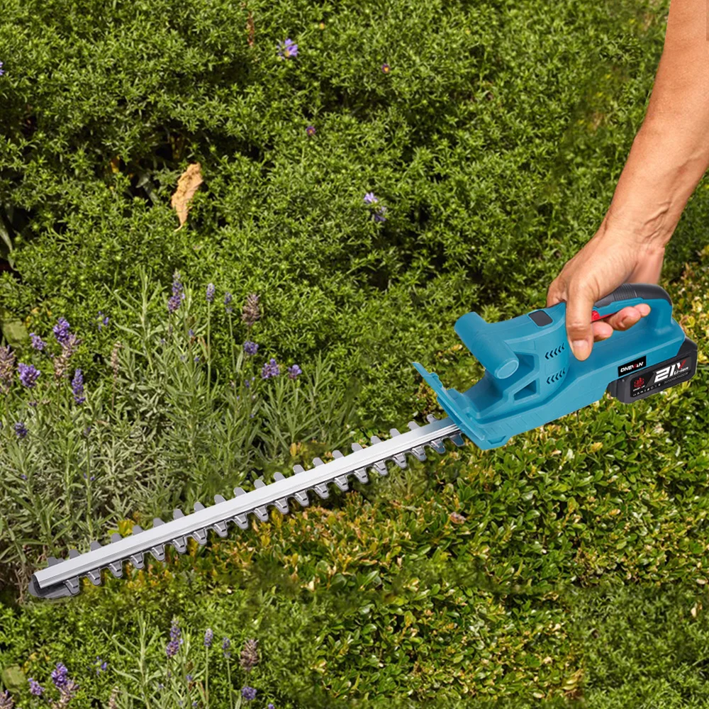 ONEVAN 3000W 6Inch Electric Hedge Trimmer Handheld Cordless Pruning Trimming Garden Lawn Mower Power Tool For Makita Battery Pin