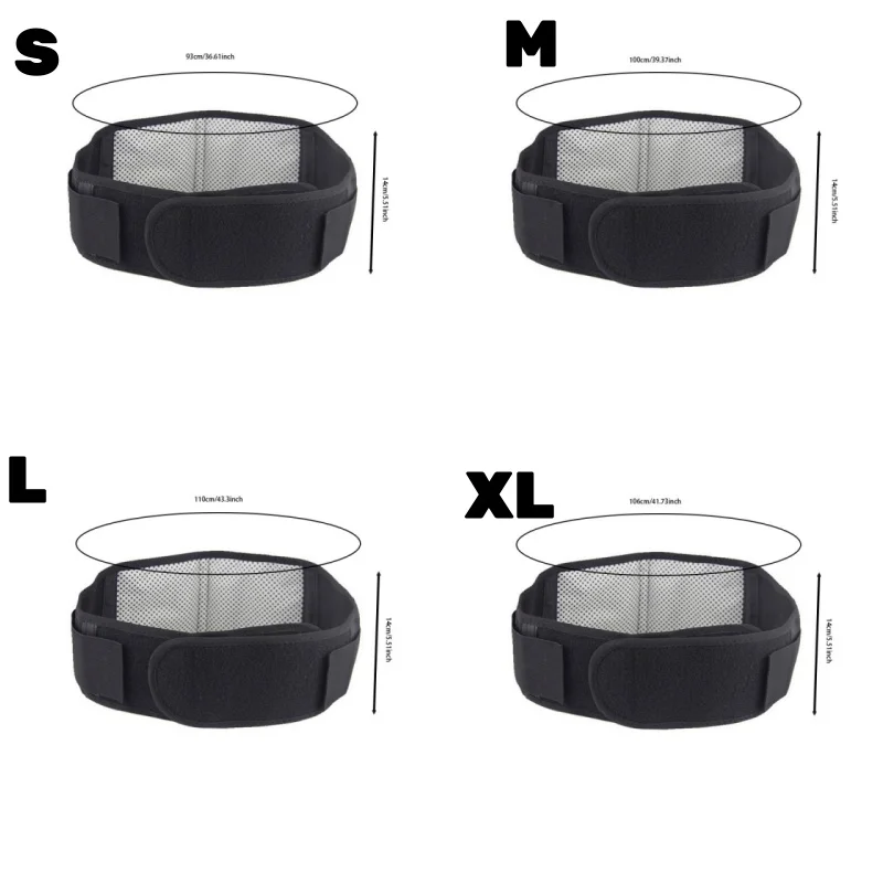 Adjustable Back Waist Support Belt Waist Self Heating Magnetic Therapy Lumbar Brace Massage Band Pain Relief Health Care