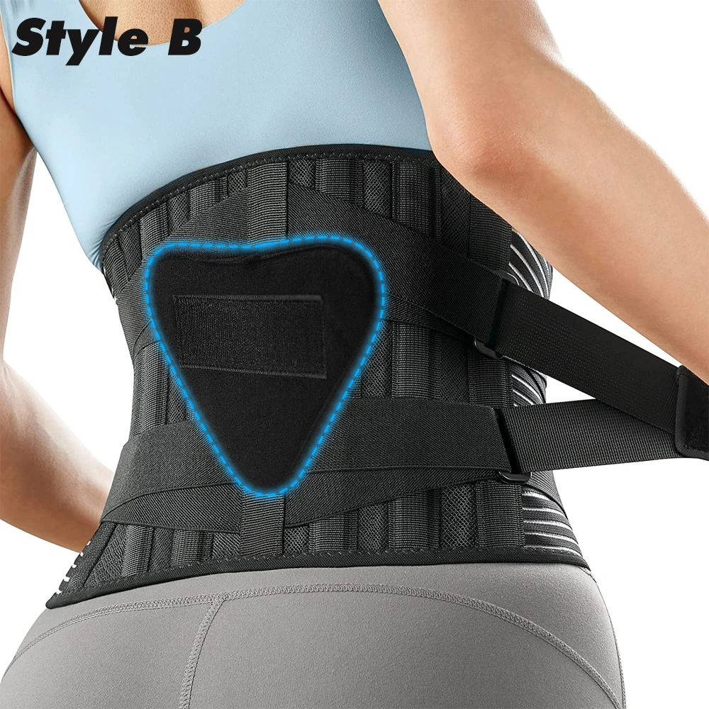 1PCS Back Brace for Lower Back Pain for Women Men with Lumbar Pad - Back Support Belt with 7 Stays for Heavy Lifting,Sciatica