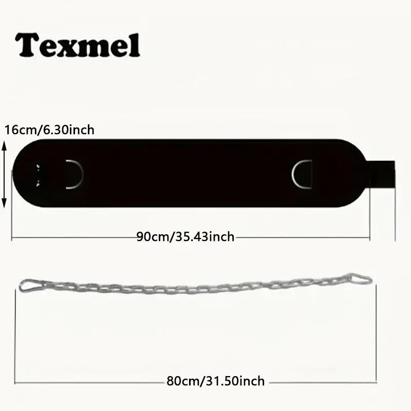 Pull up weight carrying fitness belt for men, squat horizontal bar, waist protection, back muscle strength training belt