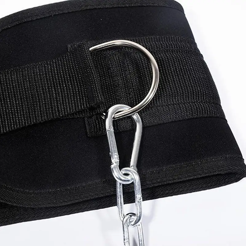 Pull up weight carrying fitness belt for men, squat horizontal bar, waist protection, back muscle strength training belt