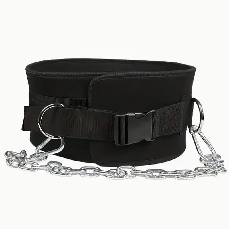 Pull up weight carrying fitness belt for men, squat horizontal bar, waist protection, back muscle strength training belt