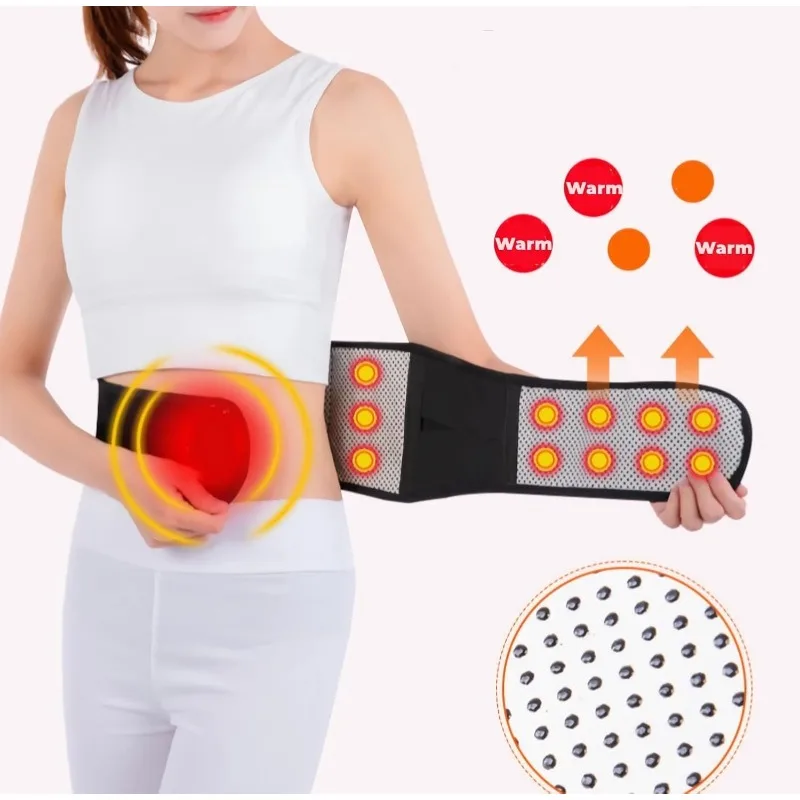 1pc Self Heating Back Brace for Lower Lumbar Support, Adjustable & Breathable Waist Belt for Pain Relief, Men & Women