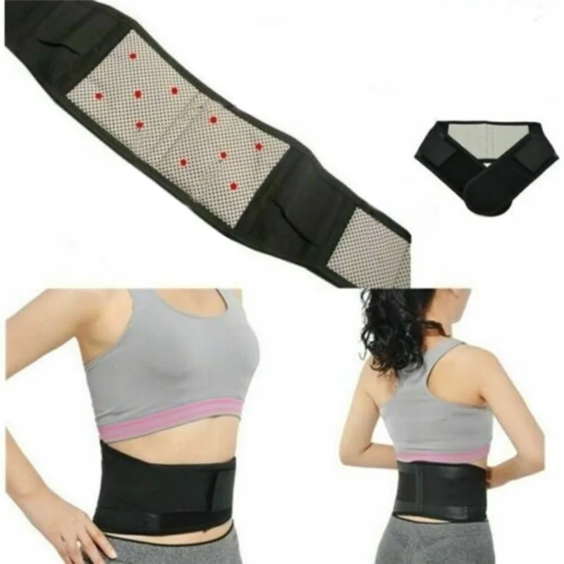 1pc Self Heating Back Brace for Lower Lumbar Support, Adjustable & Breathable Waist Belt for Pain Relief, Men & Women