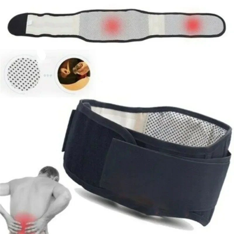 1pc Self Heating Back Brace for Lower Lumbar Support, Adjustable & Breathable Waist Belt for Pain Relief, Men & Women