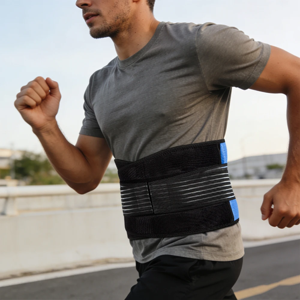 1PC Back Brace Support Belt - Lumbar Support Back Brace for Back Pain - \Adjustable Neoprene Double Pull Waist Belt for Sciatica