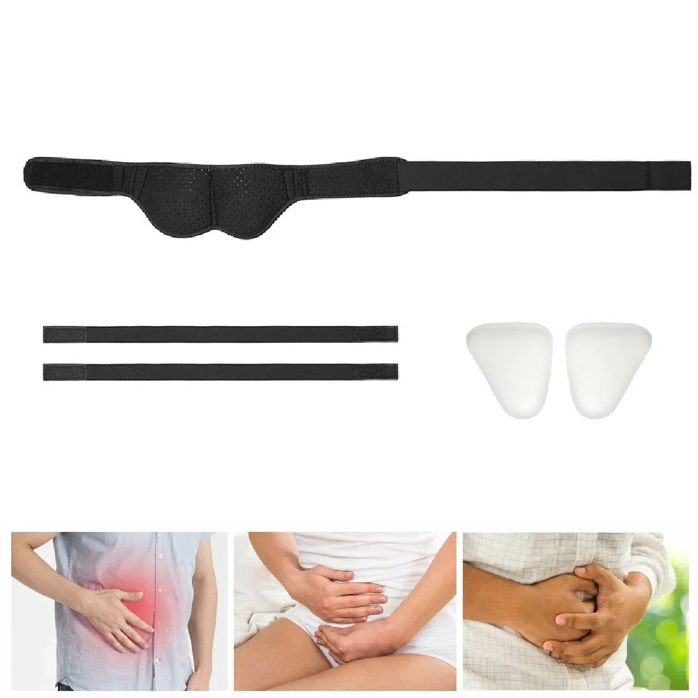 1PCS Hernia Belts for Men， Adjustable Inguinal Hernia Support Belt for Men & Women with 2 Compression Pads，Hernia Support Truss