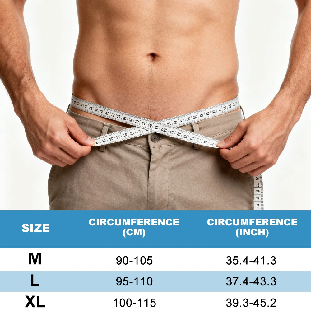 1PCS Hernia Belts for Men， Adjustable Inguinal Hernia Support Belt for Men & Women with 2 Compression Pads，Hernia Support Truss