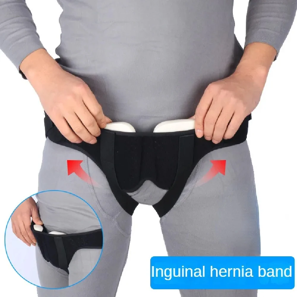 1PCS Hernia Belts for Men， Adjustable Inguinal Hernia Support Belt for Men & Women with 2 Compression Pads，Hernia Support Truss