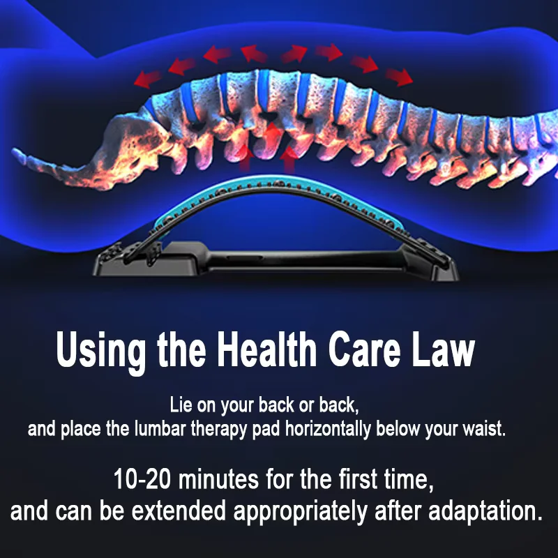 Lumbar Relief Device Cervical Spine Lumbar Spine Stretching Corrector Lumbar Massager Lumbar Support Tool Waist Stretcher