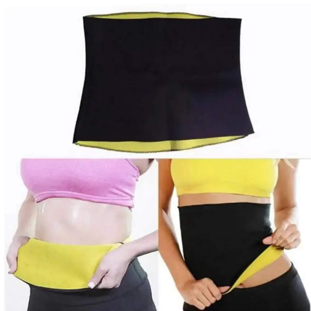 Waist Trimmer Belly Wrap Sport Sweat Band Abdominal Trainer Weight Loss Body Shaper Tummy Control Gym Sweat Belt Slimming Belt