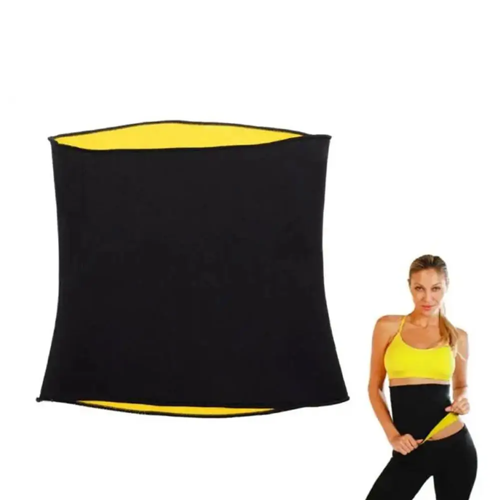 Waist Trimmer Belly Wrap Sport Sweat Band Abdominal Trainer Weight Loss Body Shaper Tummy Control Gym Sweat Belt Slimming Belt