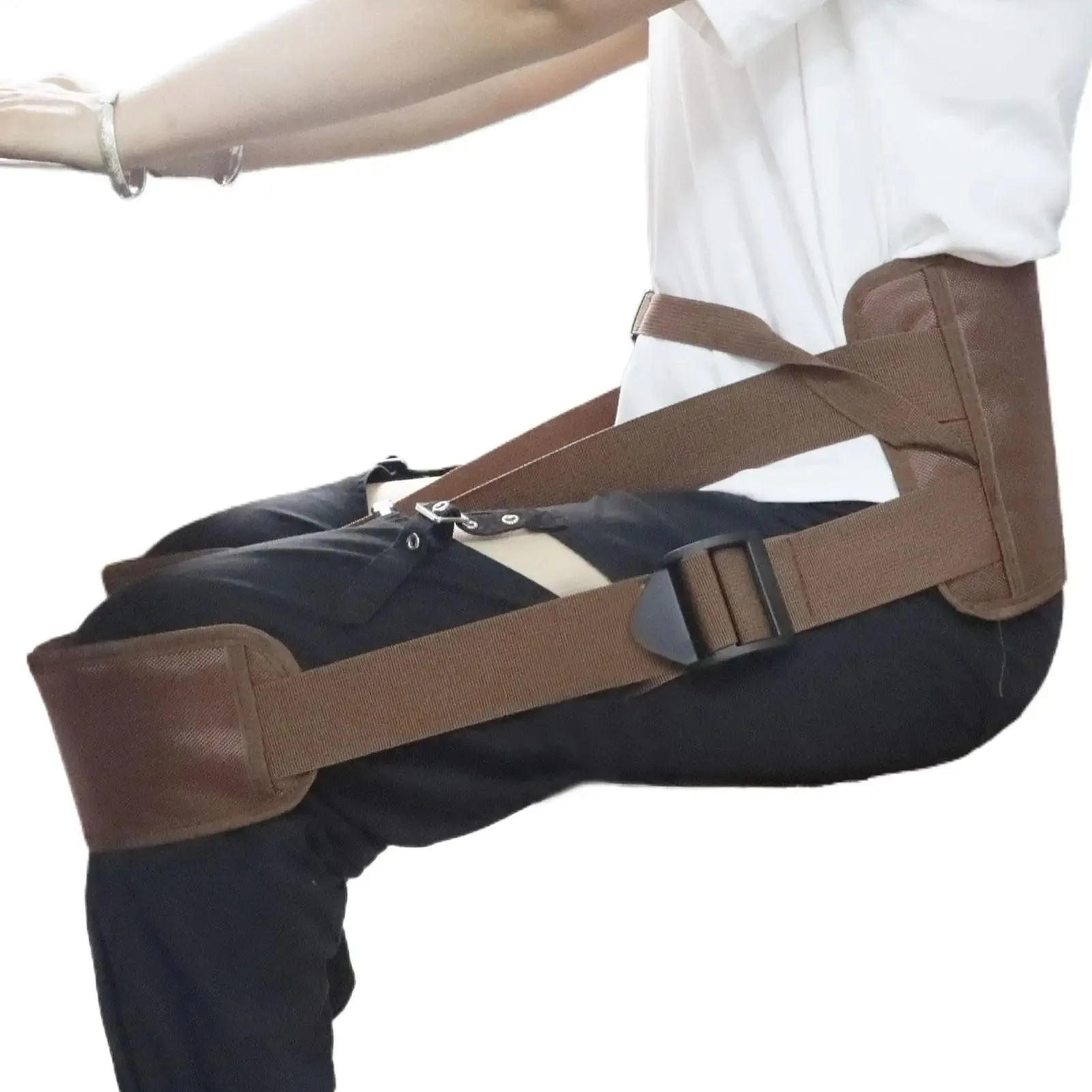 Yoga Meditation Belt Zen Double Lotus Leg Fix Belt Auxiliary Tension Belt Sitting Posture Corrector Waist Belt
