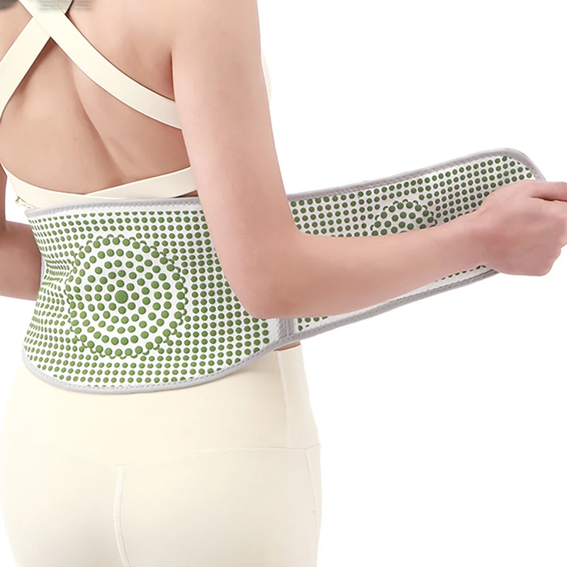 Mugwort Therapy Self Heating Warm Waistband High Elasticity Waist Support Belt Lower Back Brace Meridian Body Care Accessory