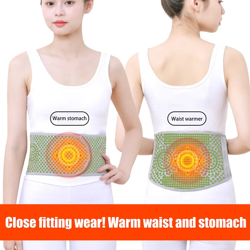 Mugwort Therapy Self Heating Warm Waistband High Elasticity Waist Support Belt Lower Back Brace Meridian Body Care Accessory