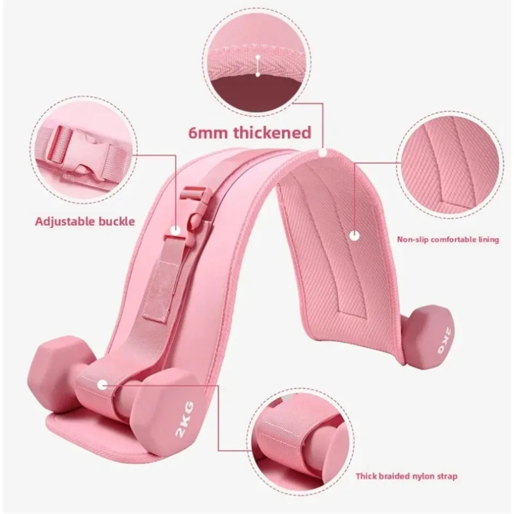 Exercise Hip Thrust Belt Effective Glute Bridge Workout Waist Weight Training Kettlebells Gym Fitness Sport Weight Bearing