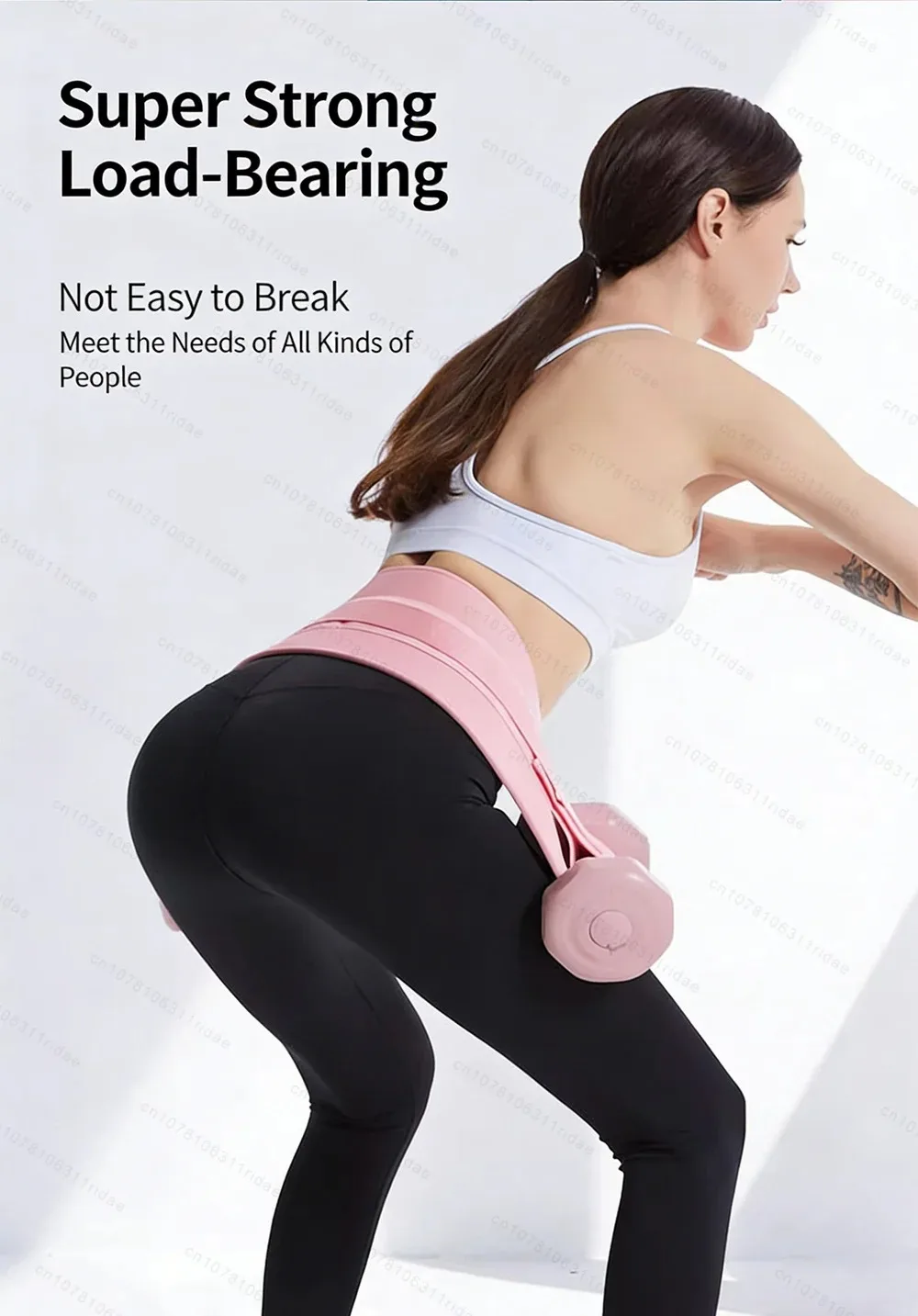 Exercise Hip Thrust Belt Effective Glute Bridge Workout Waist Weight Training Kettlebells Gym Fitness Sport Weight Bearing