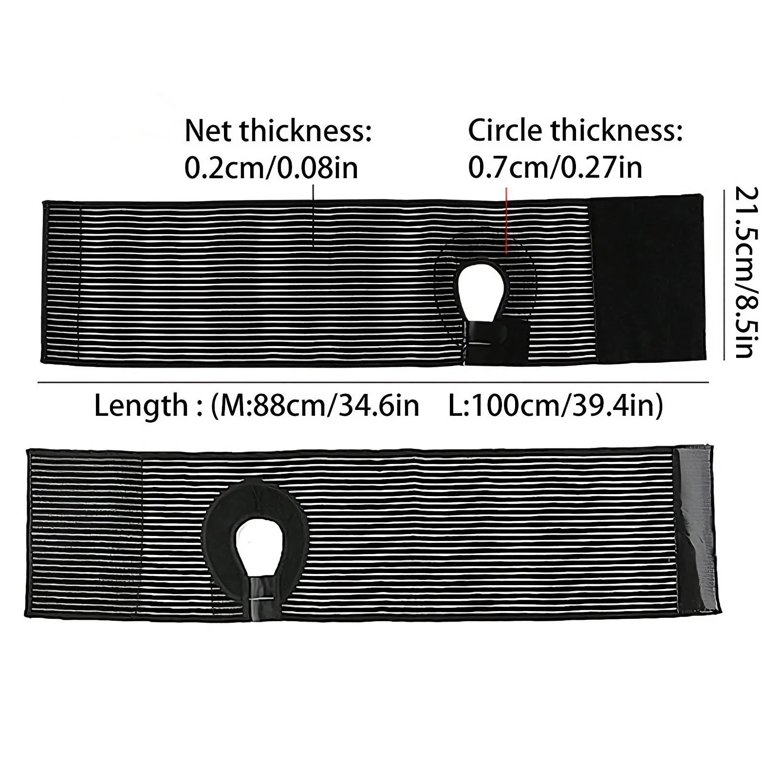 Elastic Ostomy Waist Belt Unisex Stoma Abdominal Binder Brace Prevent Parastomal Hernia Colostomy Care Waist Belt Black