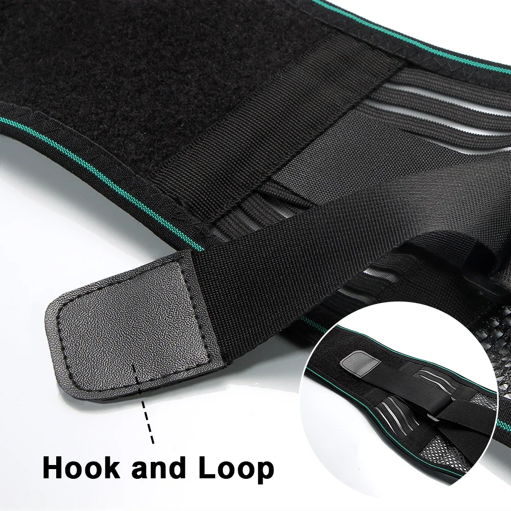 1PCS Lower Back Brace for Pain Relief- Adjustable Lumbar Support Belt with 4 Steel Stays,Breathable & Posture Corrector for Work