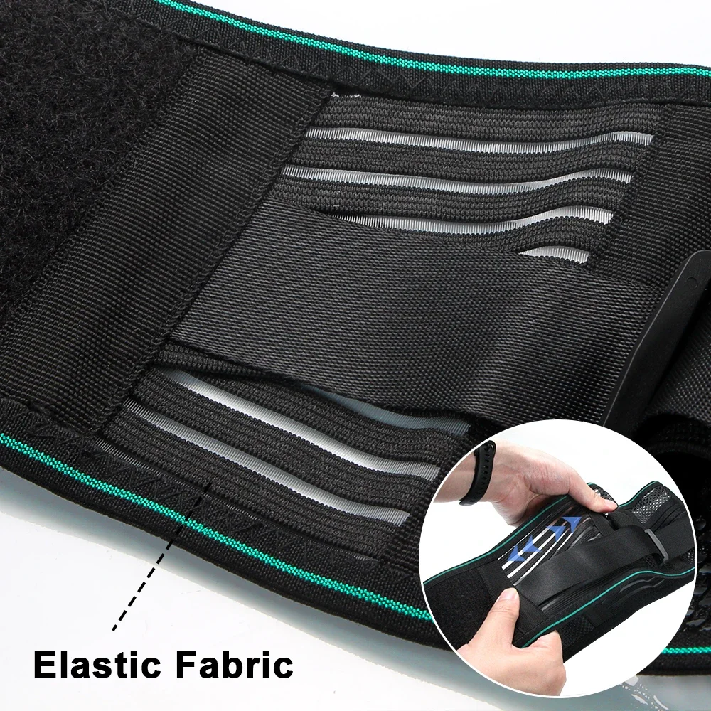 1PCS Lower Back Brace for Pain Relief- Adjustable Lumbar Support Belt with 4 Steel Stays,Breathable & Posture Corrector for Work