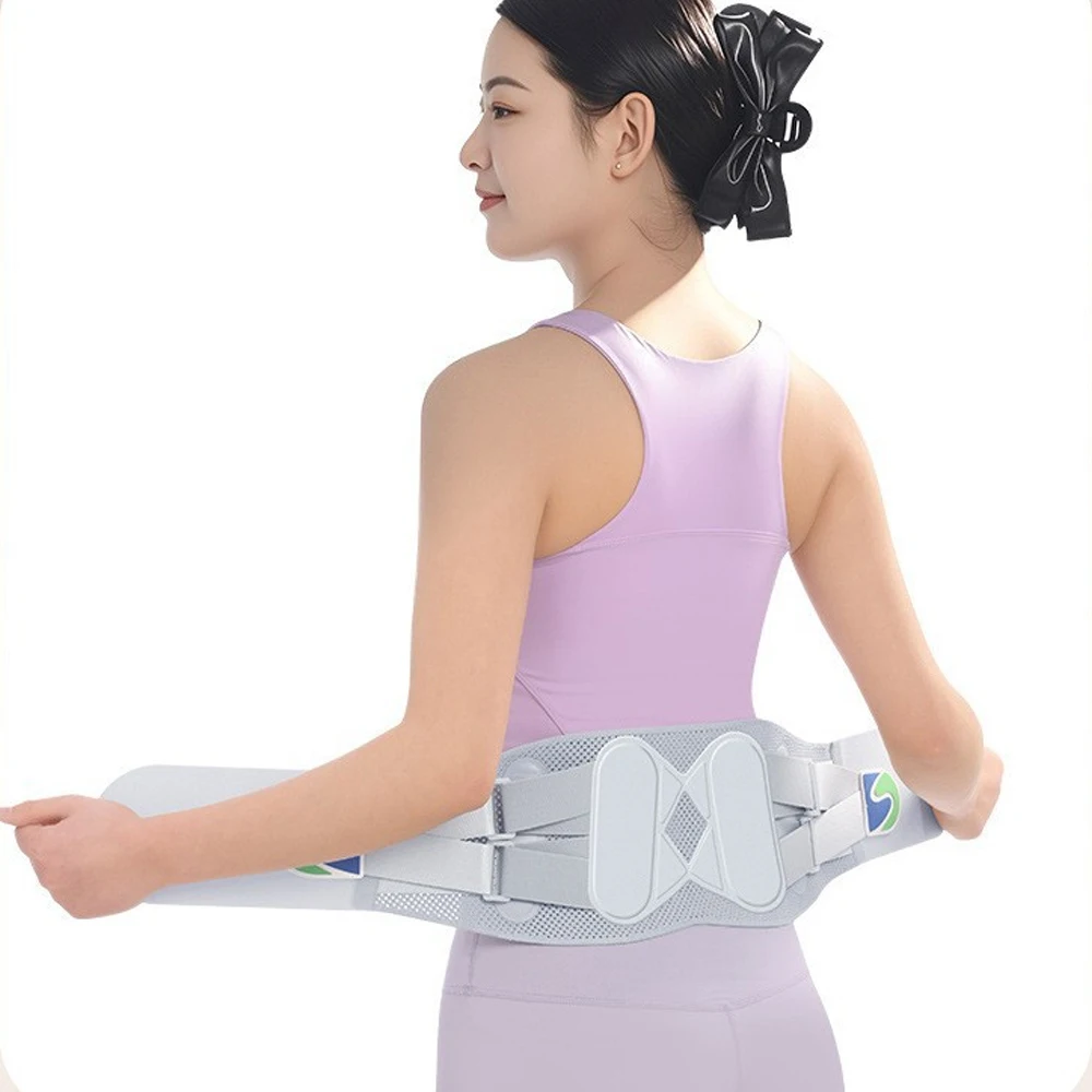 1PCS Adjustable Lumbar Support Belt for Men Women, Breathable Back Support Belt, Waist Brace