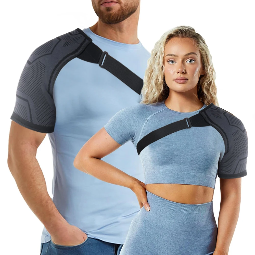 1PCS Premium Shoulder Brace & Arm Sling Support, Adjustable Rotator Cuff Brace for Injury, Tendonitis & Daily Pain Relief